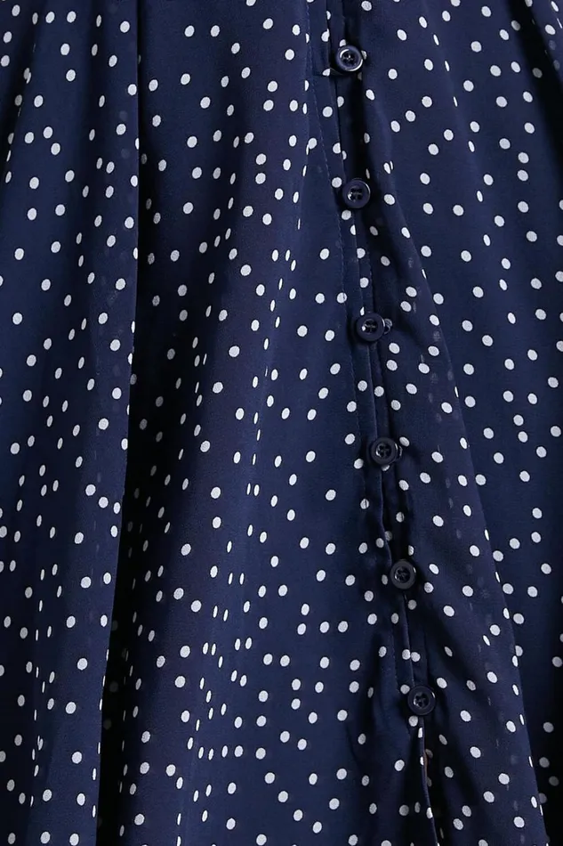 Hey Now Mini Dress 8211 A Line Dress In Navy Spot Women Showpo Curve Clothes