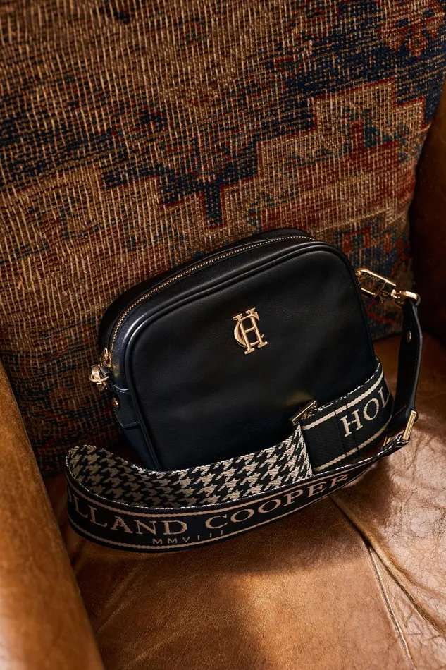Holland Cooper Bags Women Abbot Bag Strap Ecru Houndstooth Holland Cooper Bags Women Abbot Bag Strap Ecru Houndstooth