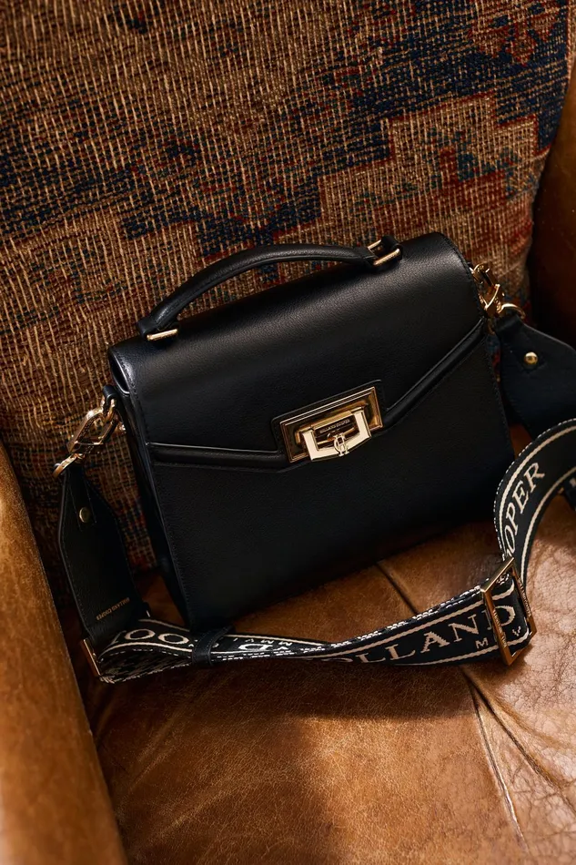 Holland Cooper Bags Women Abbot Bag Strap Ecru Houndstooth Holland Cooper Bags Women Abbot Bag Strap Ecru Houndstooth