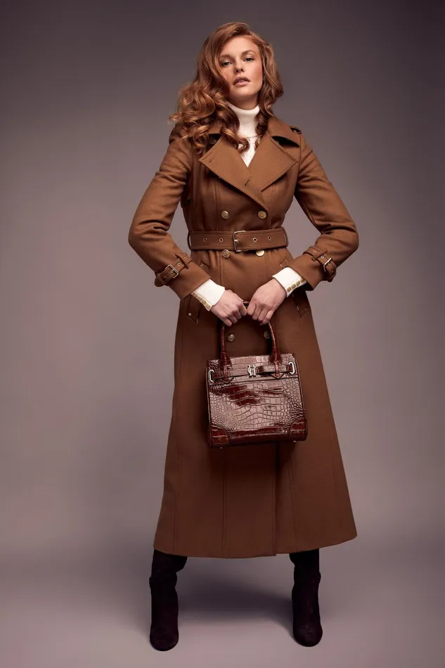 Holland Cooper Bags Women The Brompton Mini Tote Tan Croc