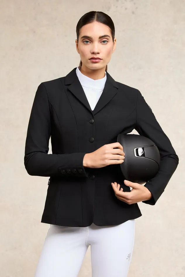 Holland Cooper Base Layers Women Gatcombe Long Sleeve Show Shirt White Holland Cooper Base Layers Women Gatcombe Long Sleeve Show Shirt White