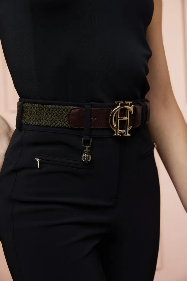 Holland Cooper Belts Women HC Heritage Belt Forest Green Holland Cooper Belts Women HC Heritage Belt Forest Green