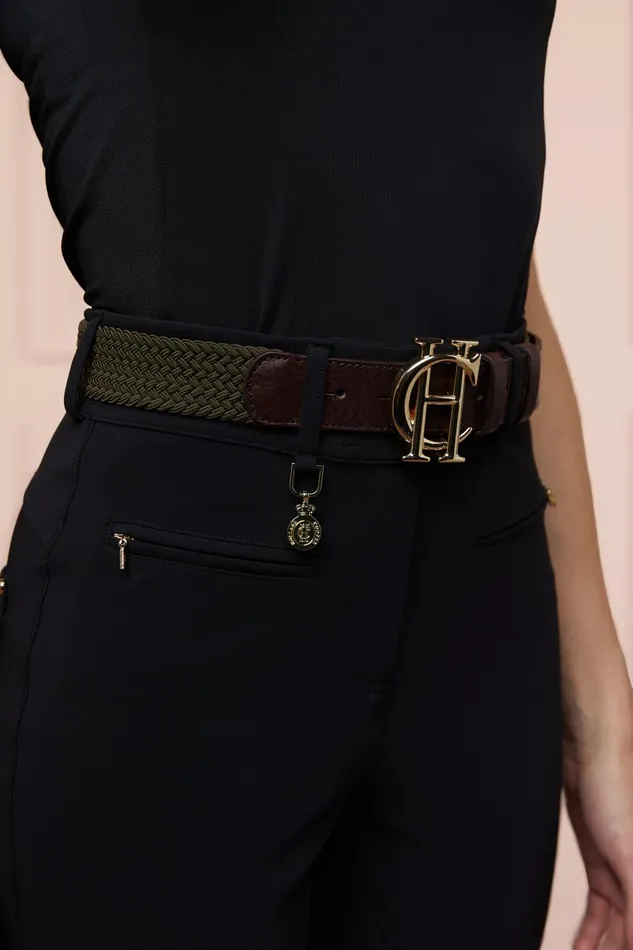 Holland Cooper Belts Women HC Heritage Belt Forest Green Holland Cooper Belts Women HC Heritage Belt Forest Green