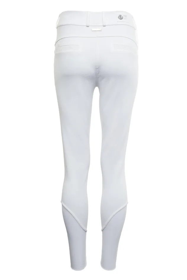 Holland Cooper Breeches Women Premium Competition Mid Rise Breeches White Holland Cooper Breeches Women Premium Competition Mid Rise Breeches White