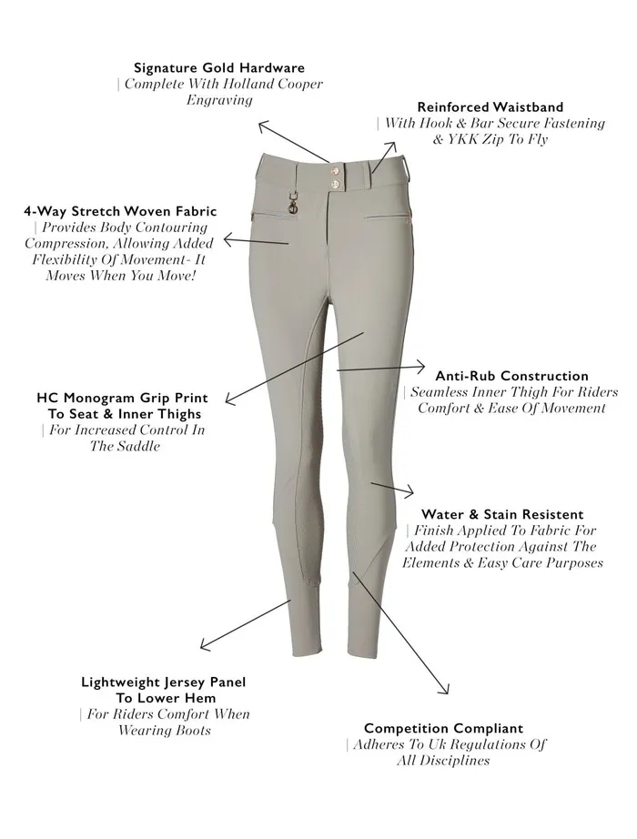 Holland Cooper Breeches Women Windsor Breeches Soft Grey Holland Cooper Breeches Women Windsor Breeches Soft Grey