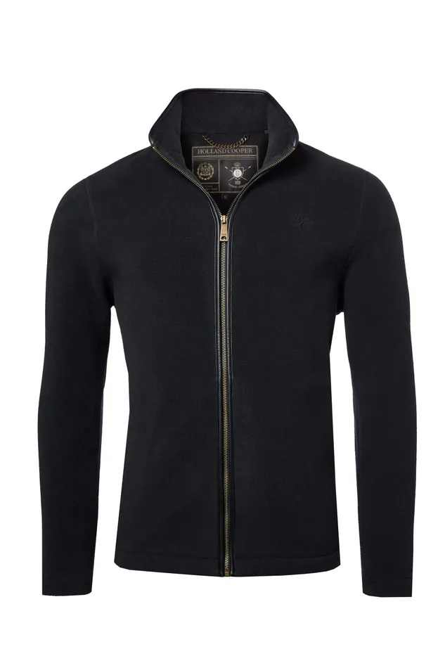 Holland Cooper Fleeces Men Country Fleece Jacket Black
