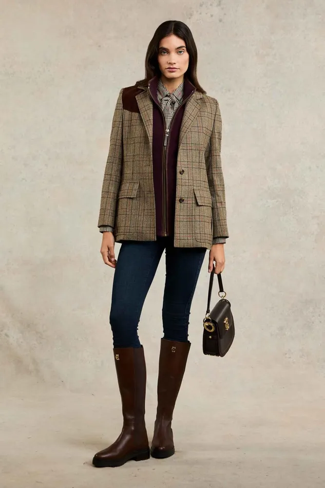 Holland Cooper Fleeces Women Country Fleece Gilet Mulberry