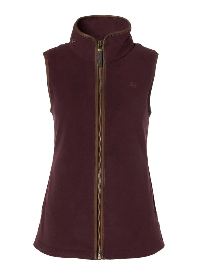 Holland Cooper Fleeces Women Country Fleece Gilet Mulberry