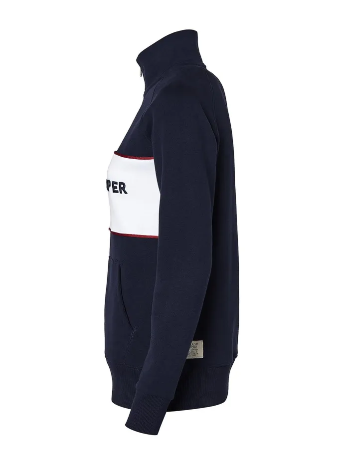 Holland Cooper Henley Women Sporting Heritage Zip Henley Ink Navy Holland Cooper Henley Women Sporting Heritage Zip Henley Ink Navy