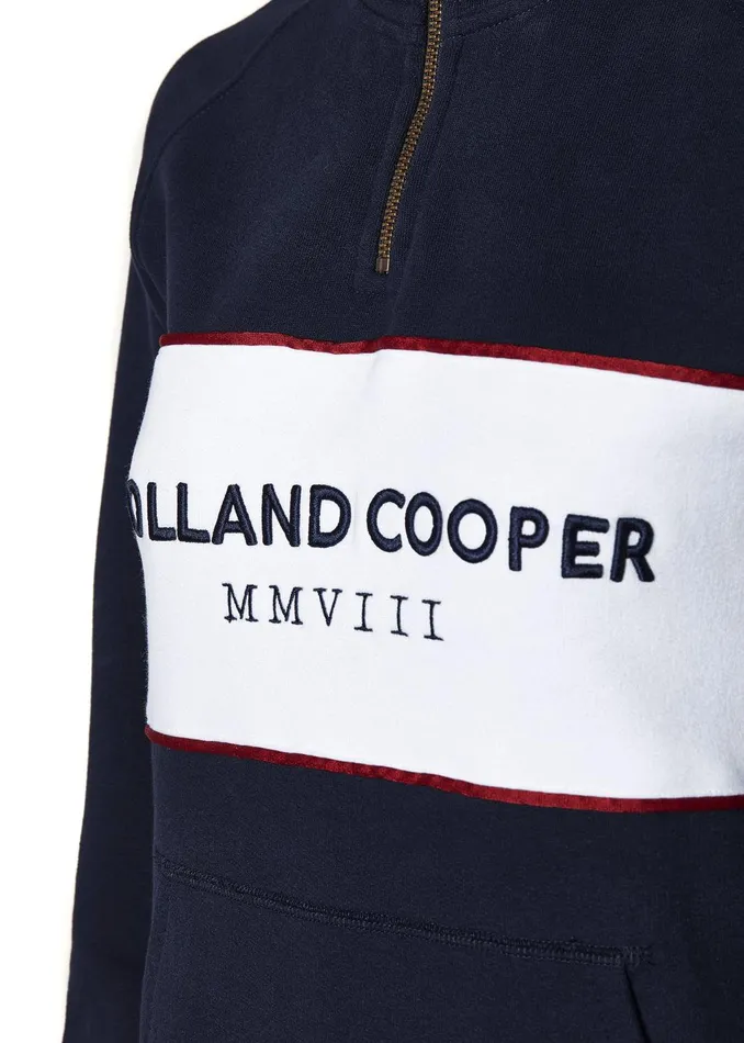 Holland Cooper Henley Women Sporting Heritage Zip Henley Ink Navy Holland Cooper Henley Women Sporting Heritage Zip Henley Ink Navy