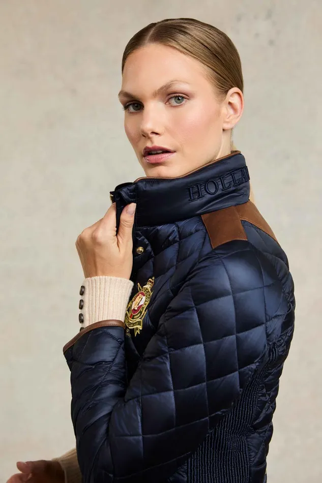 Holland Cooper Jackets Women Diamond Quilt Classic Jacket Ink Navy Holland Cooper Jackets Women Diamond Quilt Classic Jacket Ink Navy