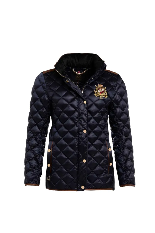Holland Cooper Jackets Women Diamond Quilt Classic Jacket Ink Navy Holland Cooper Jackets Women Diamond Quilt Classic Jacket Ink Navy