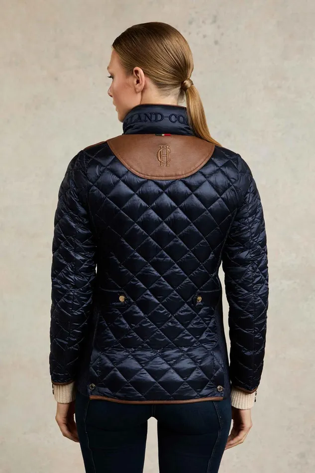 Holland Cooper Jackets Women Diamond Quilt Classic Jacket Ink Navy Holland Cooper Jackets Women Diamond Quilt Classic Jacket Ink Navy
