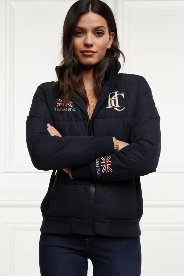 Holland Cooper Jackets Women Team Padded Jacket Ink Navy Holland Cooper Jackets Women Team Padded Jacket Ink Navy