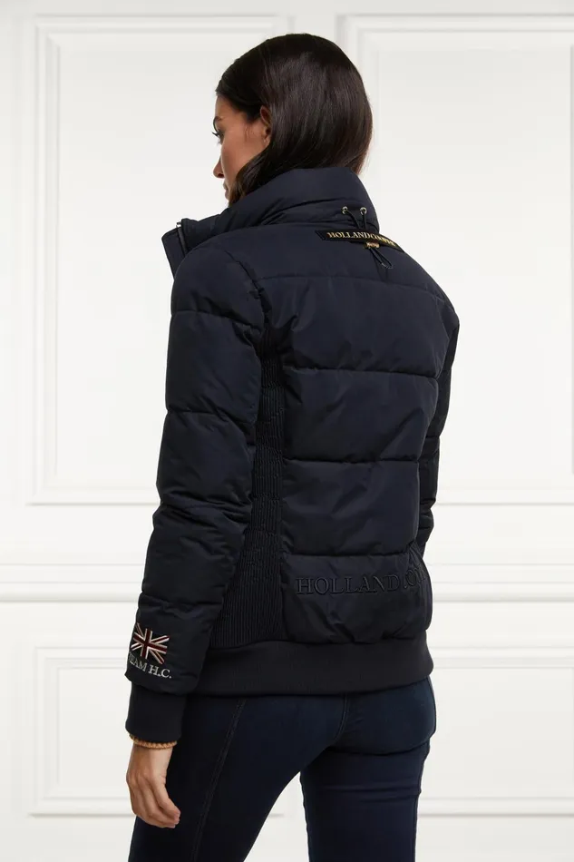 Holland Cooper Jackets Women Team Padded Jacket Ink Navy Holland Cooper Jackets Women Team Padded Jacket Ink Navy
