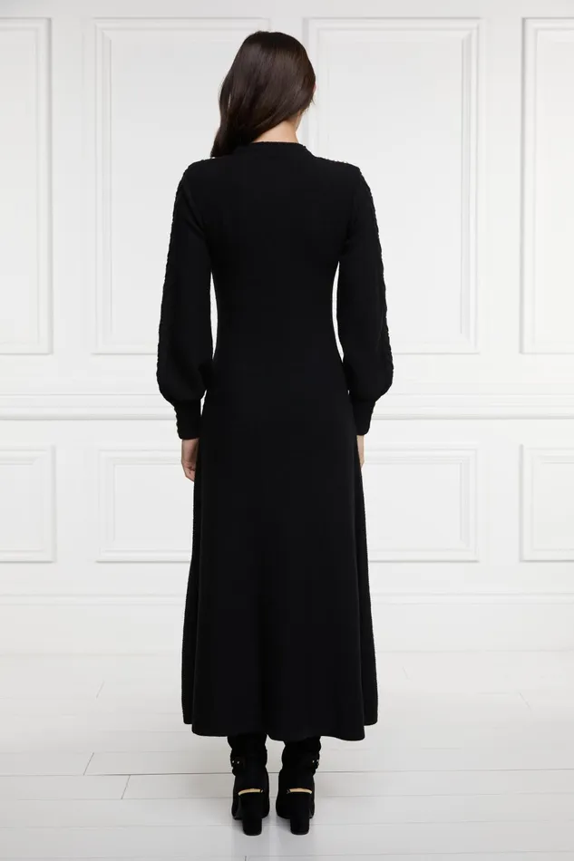 Holland Cooper Knitwear Women Rachel Maxi Dress Black Holland Cooper Knitwear Women Rachel Maxi Dress Black