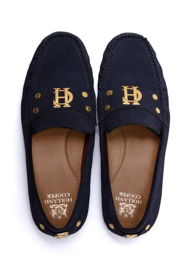 Holland Cooper Loafers Women The Driving Loafer Ink Navy Holland Cooper Loafers Women The Driving Loafer Ink Navy