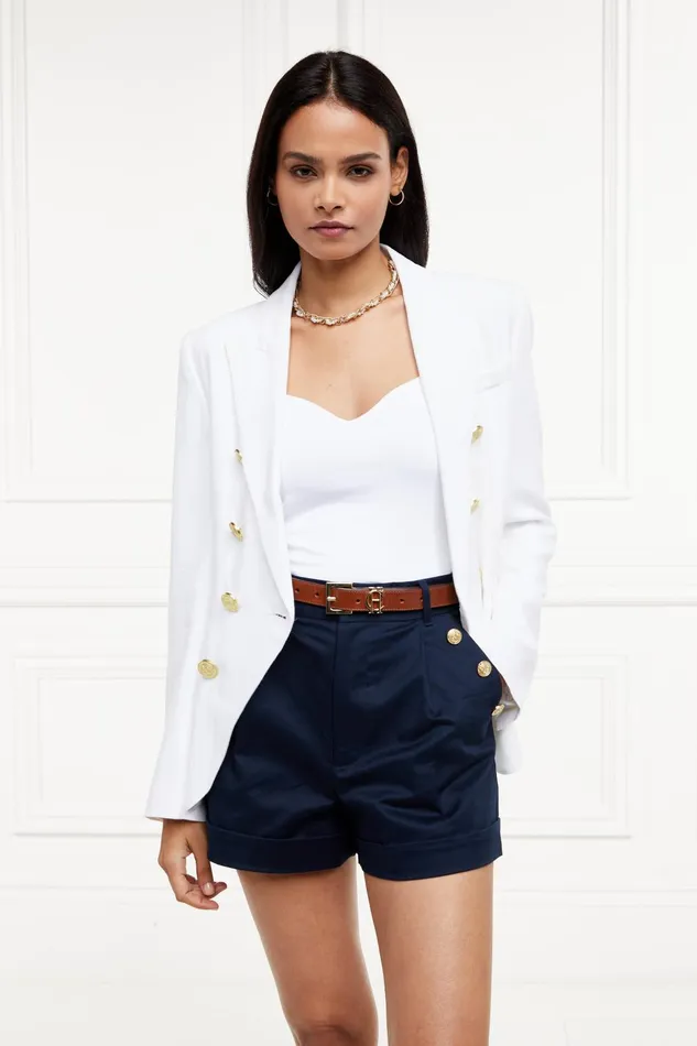 Holland Cooper Shorts Women Amoria Tailored Short Ink Navy Holland Cooper Shorts Women Amoria Tailored Short Ink Navy