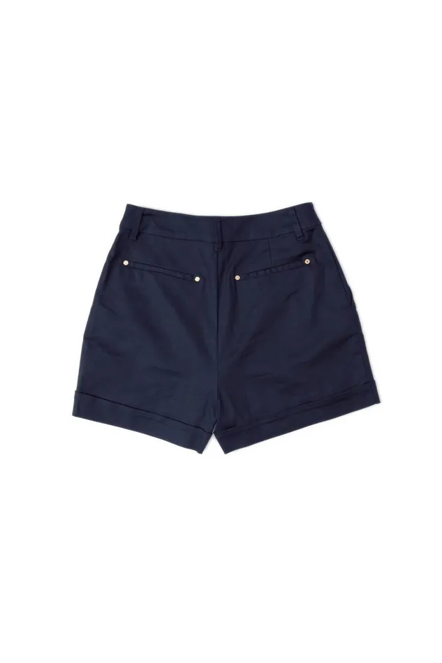 Holland Cooper Shorts Women Amoria Tailored Short Ink Navy Holland Cooper Shorts Women Amoria Tailored Short Ink Navy