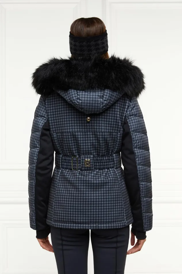 Holland Cooper Ski Jackets Women Ski Jacket Mono Houndstooth
