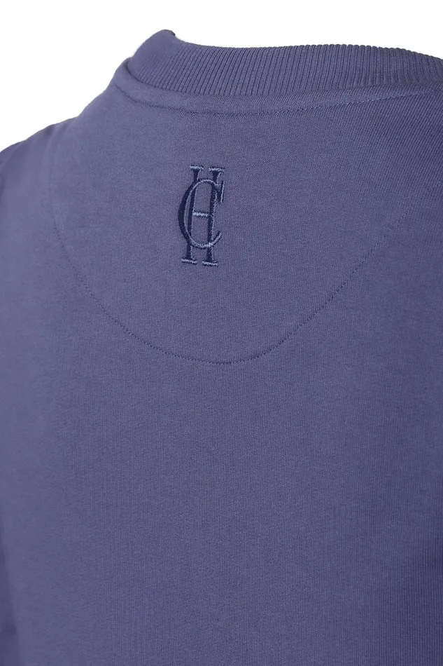 Holland Cooper Sweatshirts Women Kelso Crew Yale Blue Holland Cooper Sweatshirts Women Kelso Crew Yale Blue