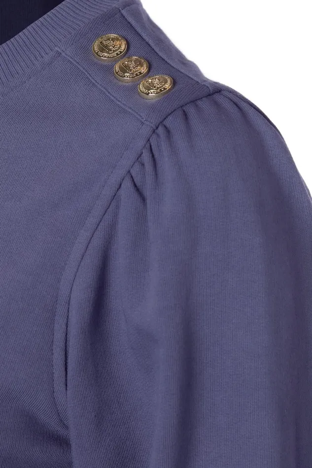 Holland Cooper Sweatshirts Women Kelso Crew Yale Blue Holland Cooper Sweatshirts Women Kelso Crew Yale Blue