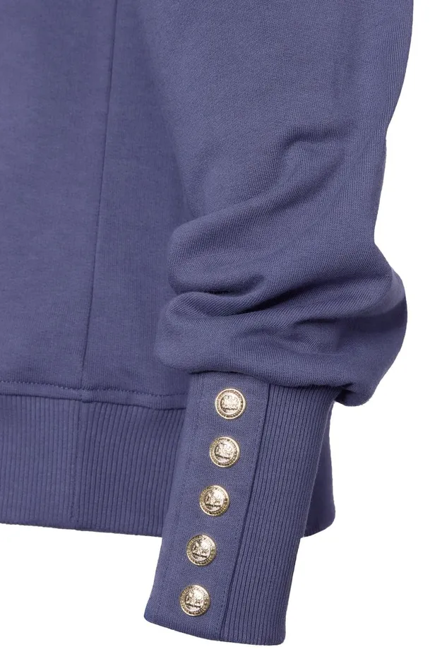 Holland Cooper Sweatshirts Women Kelso Crew Yale Blue Holland Cooper Sweatshirts Women Kelso Crew Yale Blue