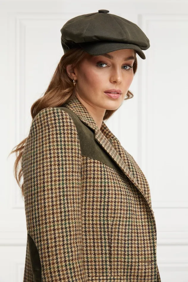 Holland Cooper Tailoring Women Baker Boy Green Wax Holland Cooper Tailoring Women Baker Boy Green Wax