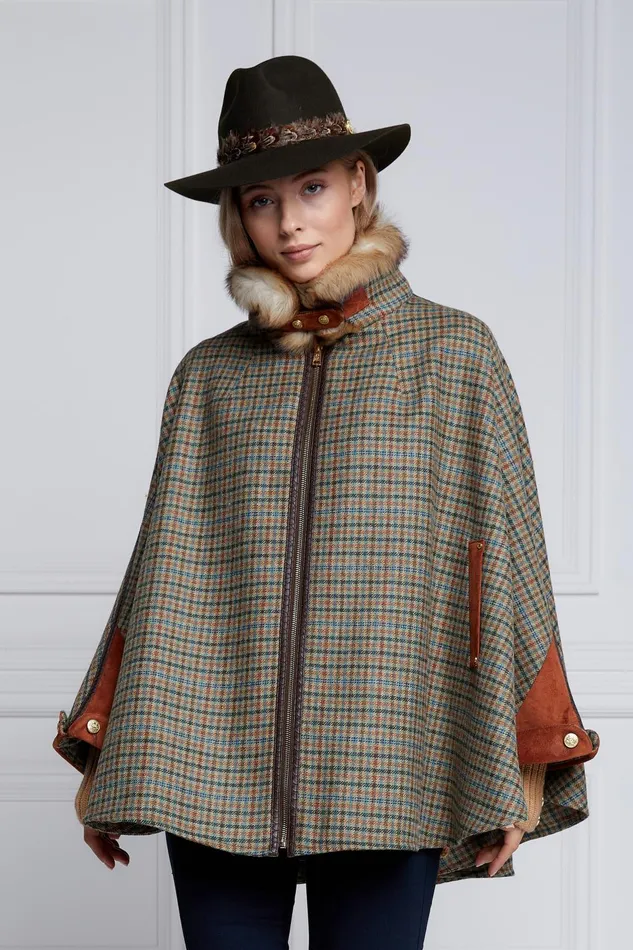 Holland Cooper Tailoring Women Chiltern Cape Bredon Tweed