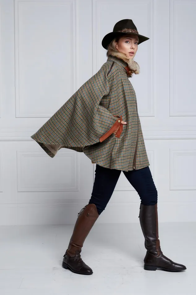 Holland Cooper Tailoring Women Chiltern Cape Bredon Tweed
