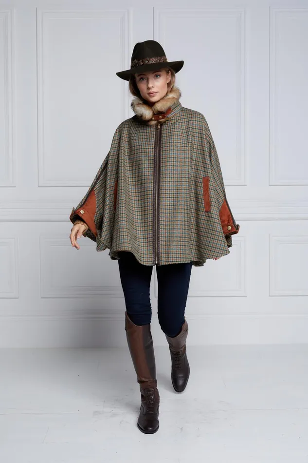 Holland Cooper Tailoring Women Chiltern Cape Bredon Tweed