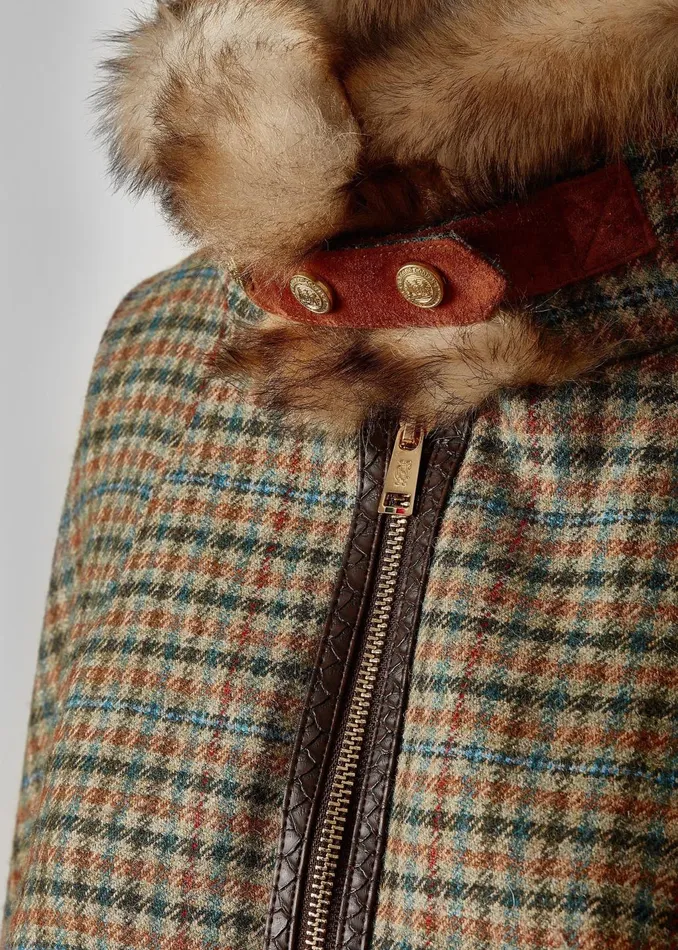 Holland Cooper Tailoring Women Chiltern Cape Bredon Tweed