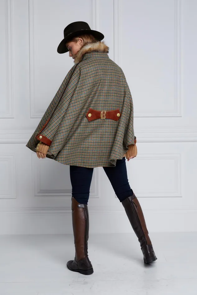 Holland Cooper Tailoring Women Chiltern Cape Bredon Tweed