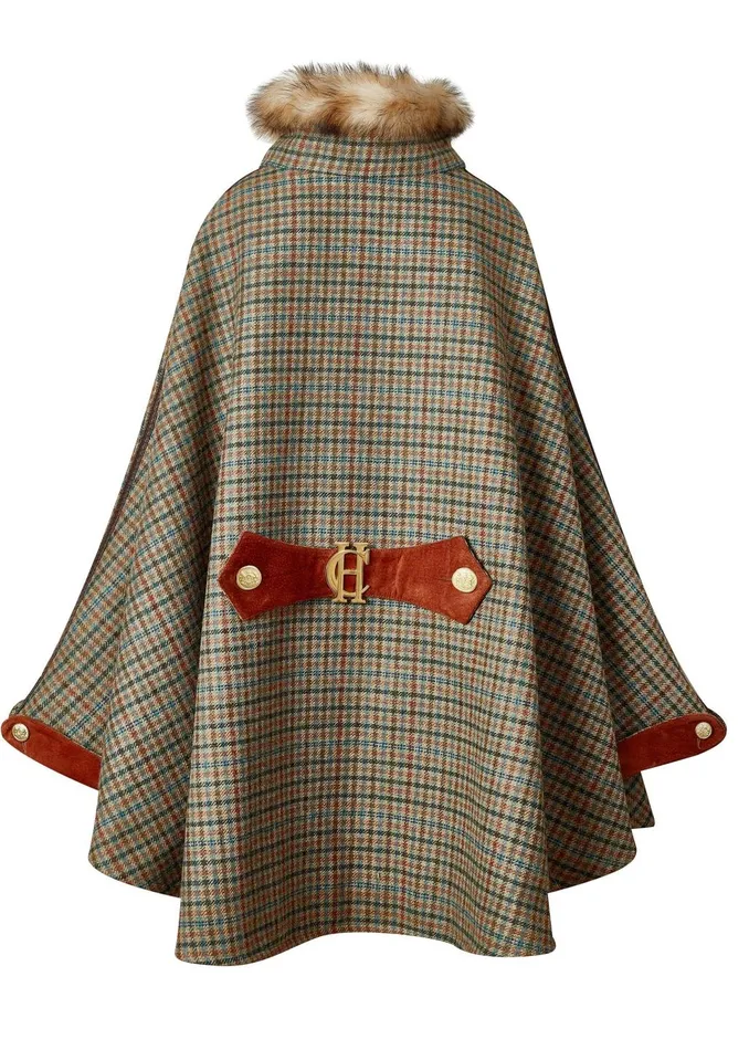 Holland Cooper Tailoring Women Chiltern Cape Bredon Tweed
