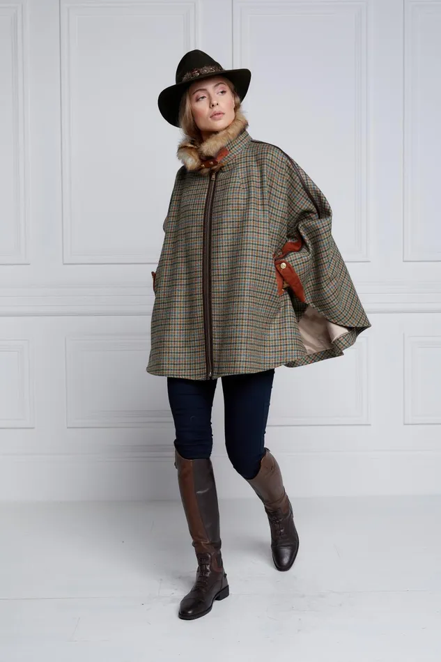 Holland Cooper Tailoring Women Chiltern Cape Bredon Tweed