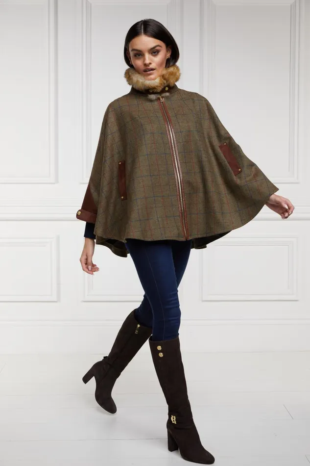 Holland Cooper Tailoring Women Chiltern Cape Glen Green
