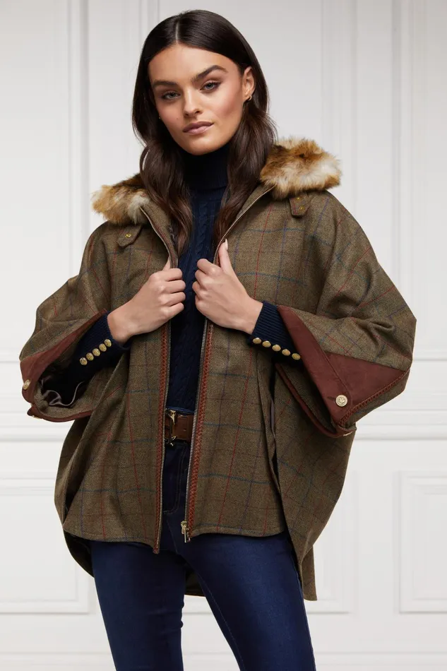Holland Cooper Tailoring Women Chiltern Cape Glen Green