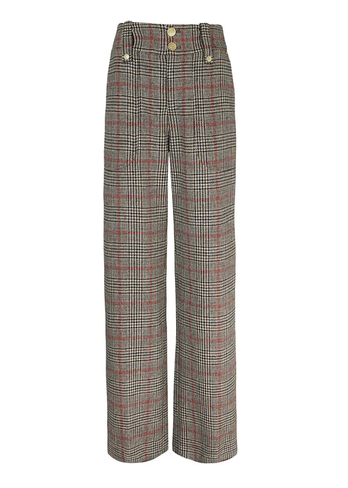 Holland Cooper Tailoring Women High Waisted Straight Trouser Orange Windsor Holland Cooper Tailoring Women High Waisted Straight Trouser Orange Windsor