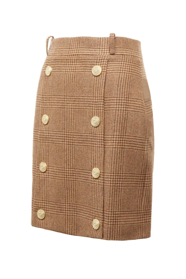 Holland Cooper Tailoring Women Knightsbridge Skirt Tawny Holland Cooper Tailoring Women Knightsbridge Skirt Tawny