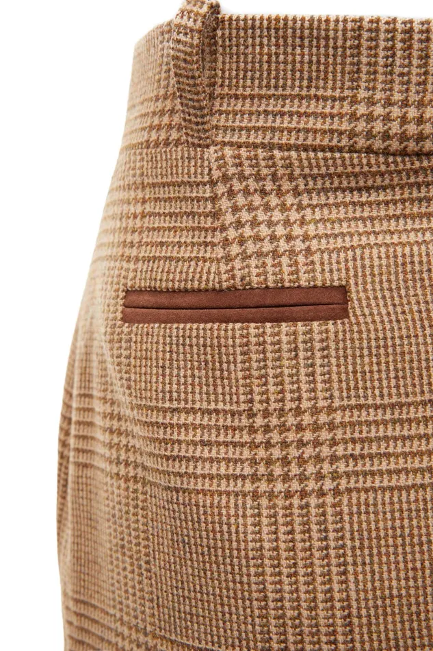 Holland Cooper Tailoring Women Knightsbridge Skirt Tawny Holland Cooper Tailoring Women Knightsbridge Skirt Tawny