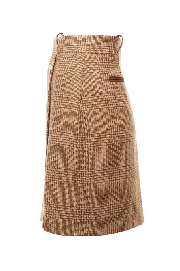 Holland Cooper Tailoring Women Knightsbridge Skirt Tawny Holland Cooper Tailoring Women Knightsbridge Skirt Tawny