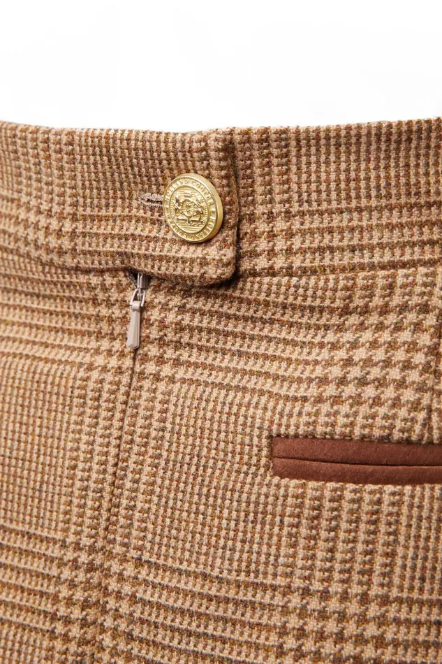 Holland Cooper Tailoring Women Knightsbridge Skirt Tawny Holland Cooper Tailoring Women Knightsbridge Skirt Tawny