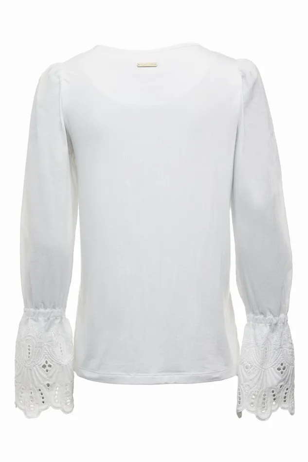 Holland Cooper Tops Women Francesca Jersey Blouse White