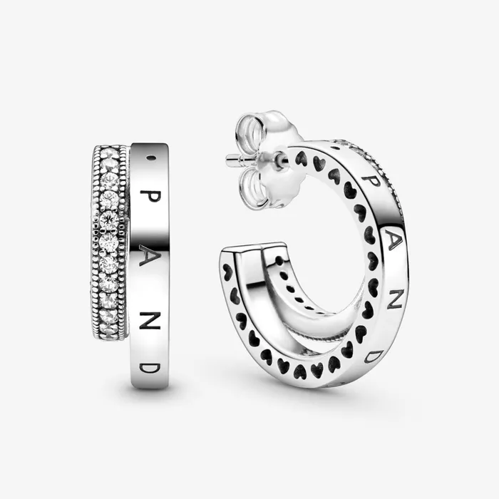 Hoop Earrings Women Pandora Pav Double Hoop Earrings