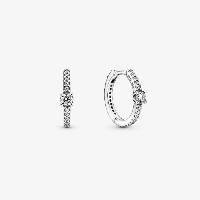 Hoop Earrings Women Pandora Sparkling Hoop Earrings