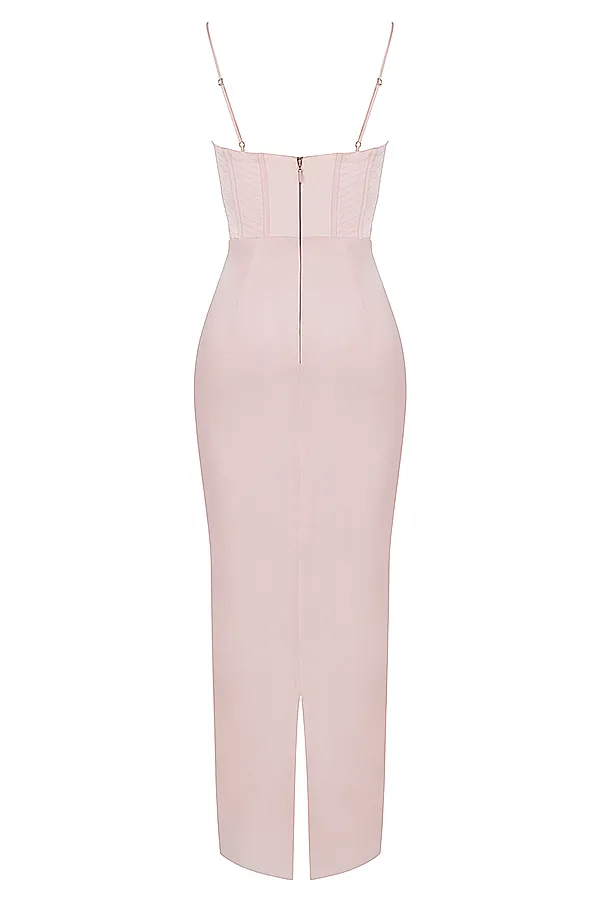 House Of CB CharmaineBlush Pink Corset Maxi Dress Blush Women Maxi Dresses
