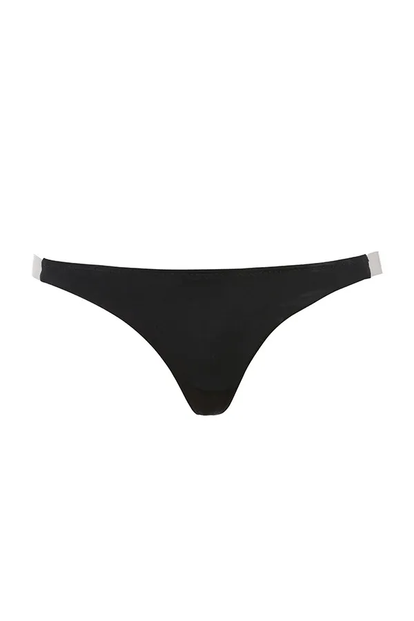 House Of CB Clear Side Strap Solution Thong 8211 Black Women
