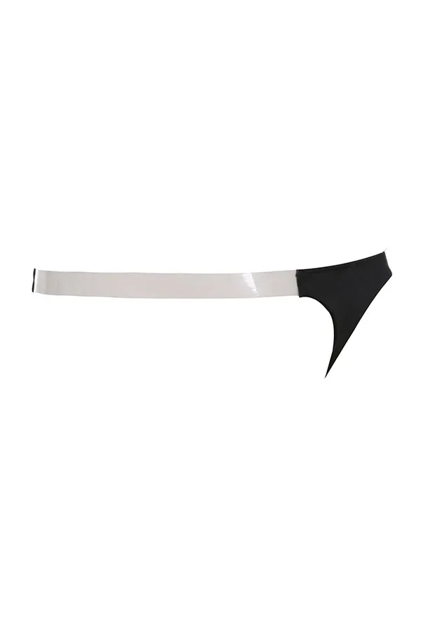 House Of CB Clear Side Strap Solution Thong 8211 Black Women