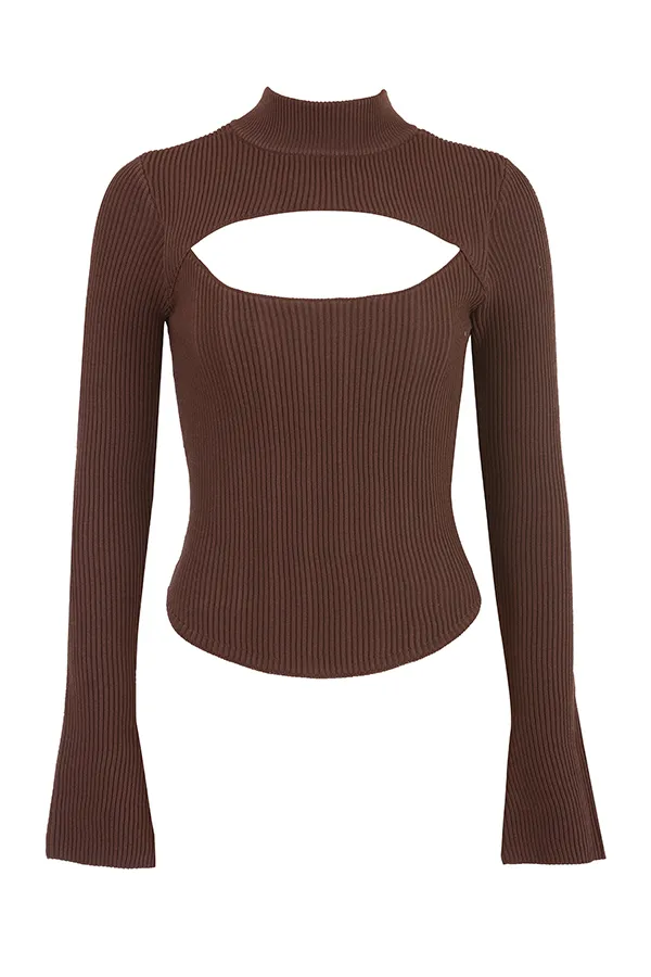 House Of CB GeorginaCocoa Knitted Corset 8211 SALE Cocoa Women Corsets