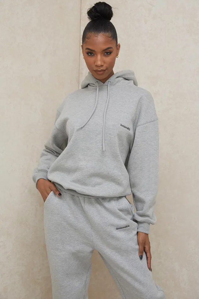 House Of CB HaloGrey Oversized Hoodie Grey Women Tops